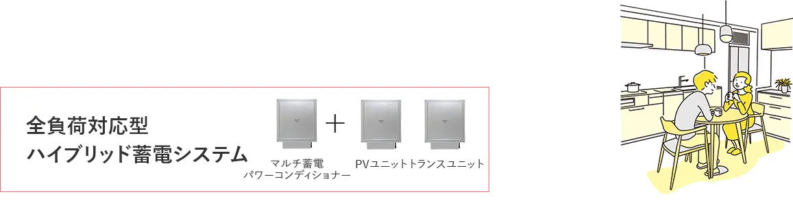 単機能蓄電システムマルチ 蓄電パワーコンディショナー