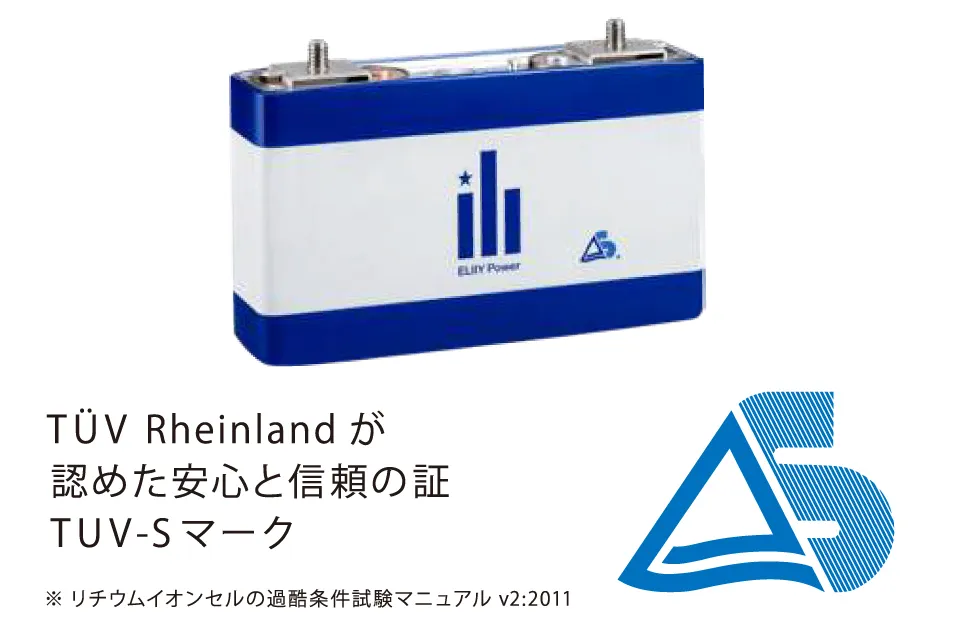 TUV Rheinlandが認めた安心と信頼の証であるTUV-Sマーク