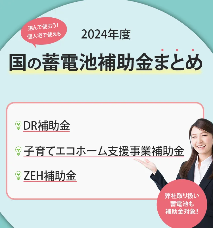 2024年度国の蓄電池補助金まとめトップ画像