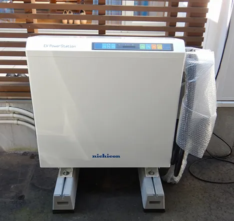 V2Hを設置されたお客様の実際の機器の写真
